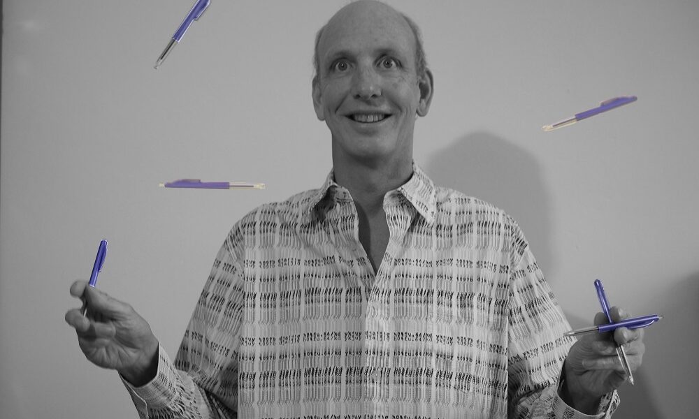 Maarten Bokslag - tekstgoochelaar met de BIC M10 pen
